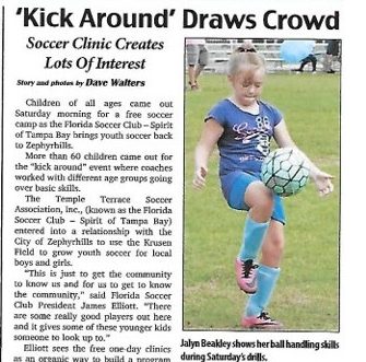 Youth soccer draws a crowd in Zephyrhills…