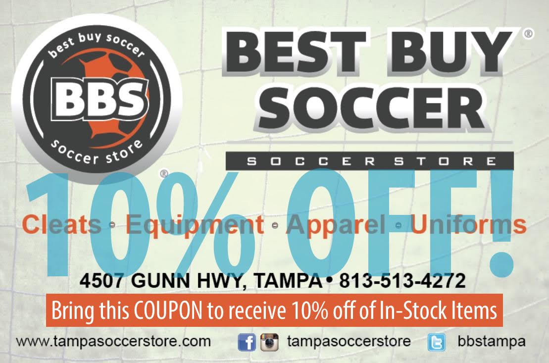Best Buy Soccer Store offering discounts for Spirit members